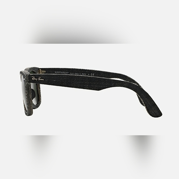 Ray-Ban Sunglasses Gray Denim Wayfarer Polarized Unisex Sunglasses with Case